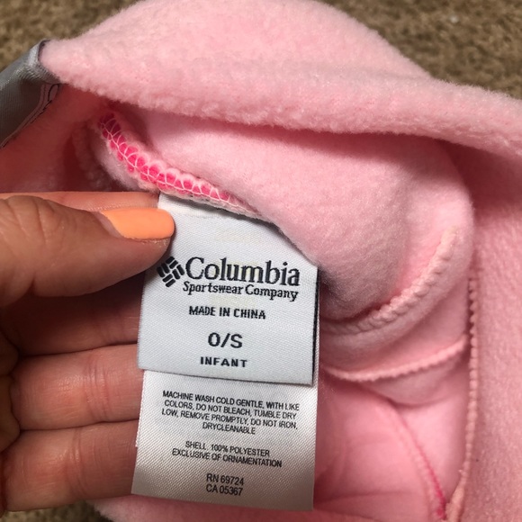 Columbia infant hat pink new - Picture 3 of 3